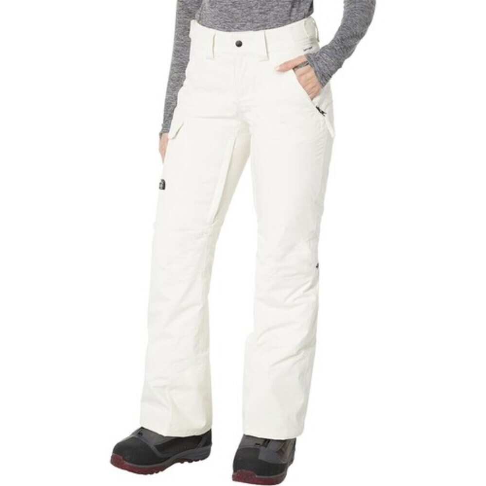 The North Face Freedom NF0A5ACYN3N Snow Pants Women Large White Insulated KFC264